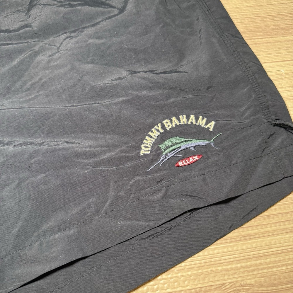 Tommy Bahama Board Shorts Swim Trunks Mens Large Black Relax Lined Pockets XXL - Picture 2 of 9